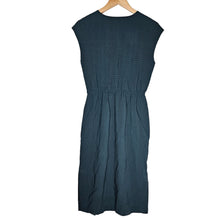 Load image into Gallery viewer, J. Crew Side Slit Green V-neck Dress Short Sleeve Women&#39;s 4
