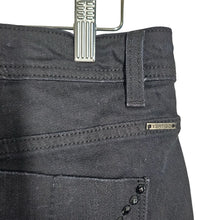 Load image into Gallery viewer, Vertigo Mid Rise Embellished Pocket Black Boot Cut Denim Jeans Women&#39;s 31
