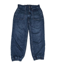 Load image into Gallery viewer, J.crew Denim Utility Jogger Pant In Signature Stretch Blue Wash Women 28 Petite
