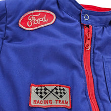 Load image into Gallery viewer, Vintage Kids Racing Puffer Jumpsuit Patches BMW Ford Good Year by Tootsie Roll Size 6
