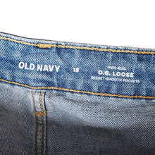 Load image into Gallery viewer, Old Navy O.G. High Rise Loose Baggy Jeans Distressed Denim Women&#39;s 18
