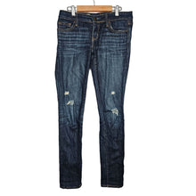 Load image into Gallery viewer, Gap 1969 Always Skinny Distressed Jeans Topaz Wash Denim Women Size 25/0R
