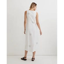 Load image into Gallery viewer, Madewell Button-Front Midi Dress in 100% Linen White Women Size 00 NWT
