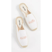 Load image into Gallery viewer, Soludos Ciao Bella Woven Platform Espadrilles Slippers White Women&#39;s Size 7
