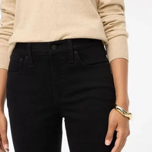 Load image into Gallery viewer, J Crew Tall Essential Straight Jeans in All-Day Stretch Black Women Size 30 TALL
