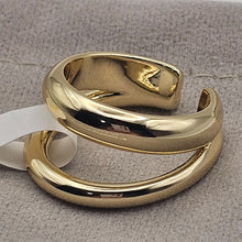 Load image into Gallery viewer, Loren Stewart X Curateur Open Band Gold Plated Brass Ring Women&#39;s Size 7 NWT
