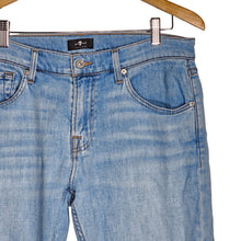 Load image into Gallery viewer, For All 7 Mankind Relaxed Fit Straight Leg Jeans Light Wash Denim Blue Men 33
