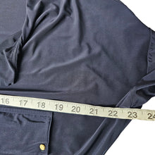Load image into Gallery viewer, T-Bags Los Angeles Navy Dress Shirt Double Pocket Button Down Small
