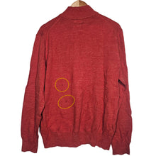 Load image into Gallery viewer, J. Crew Raglan Half-Zip Sweater Long Sleeve Pullover Orange Men Size Small NWT
