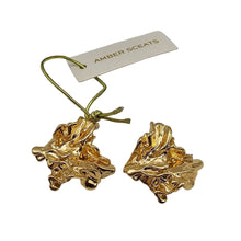 Load image into Gallery viewer, Amber Sceats Reese Statement Earrings 24K Yellow Gold Plated Artsy Nugget Stud

