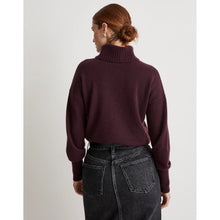 Load image into Gallery viewer, Madewell (Re)sponsible Cashmere Turtleneck Sweater Purple Women Small NWT, NM626

