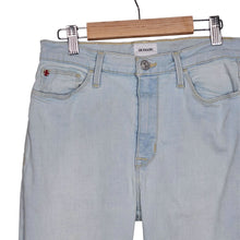 Load image into Gallery viewer, Hudson Blair Slim Straight Jeans Cuffed Hem Light Wash Denim Women&#39;s 27
