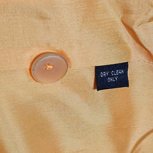 Load image into Gallery viewer, Vintage 100% Linen Blazer Jacket Yellow Linda Allard Ellen Tracy Women&#39;s 6
