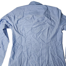 Load image into Gallery viewer, J.Crew Petites Button Up Shirt End on End BB170 Cotton Long Sleeve Blue Size SP
