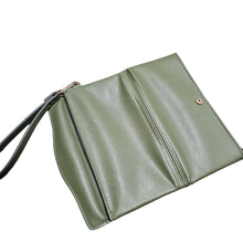 Load image into Gallery viewer, A New Day Tri-fold Wrist Wallet Olive Green
