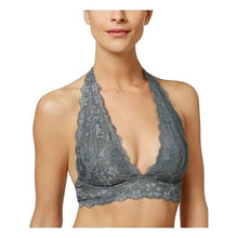 Load image into Gallery viewer, Free People Lace Bralette Halter Adjustable Gray Women&#39;s Medium
