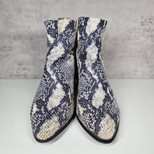 Load image into Gallery viewer, Steve Madden Jillian Snake Print Leather Boot Pointed Women&#39;s 8.5

