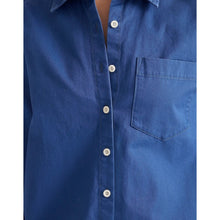 Load image into Gallery viewer, Madewell Mini Shirt Dress in (Re)generative Chino Button-Up Blue Women Small NWT
