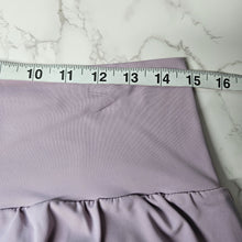 Load image into Gallery viewer, Halara High Waist Back Pocket 2 In 1 Gym Shorts Pink Purple Women Large
