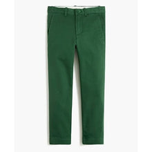 Load image into Gallery viewer, J.crew Skinny-Fit Pant In Flex Chino Boys Vivid Pine L1000 Boy&#39;s Size 7 NWT
