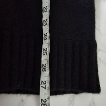 Load image into Gallery viewer, Ralph Lauren Merino Wool Chunky Knit Open Cardigan Sweater Black Women&#39;s XS
