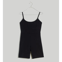 Load image into Gallery viewer, Madewell Knit Short Cami Biker Unitard in Black NJ141 Women&#39;s XS
