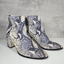 Load image into Gallery viewer, Steve Madden Jillian Snake Print Leather Boot Pointed Women&#39;s 8.5
