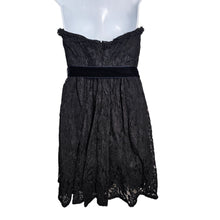 Load image into Gallery viewer, Y2k Juicy Couture Vintage Strapless Lace Black Dress Women&#39;s 6/Small
