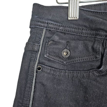 Load image into Gallery viewer, Vertigo Mid Rise Embellished Pocket Black Boot Cut Denim Jeans Women&#39;s 31

