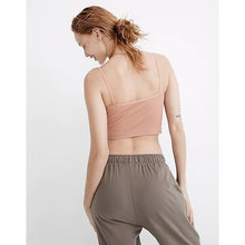 Load image into Gallery viewer, Madewell Seamless Crop Cami Top NF341 Ground Clay Pink Terracotta Women&#39;s L/XL

