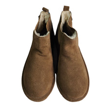 Load image into Gallery viewer, BEARPAW Drew Sherpa Lined Ankle Boots Hickory Brown Youth 3
