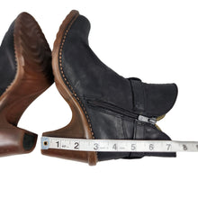 Load image into Gallery viewer, EL Naturalista Duna Black Heeled Boot Leather N528 Women&#39;s EU 37
